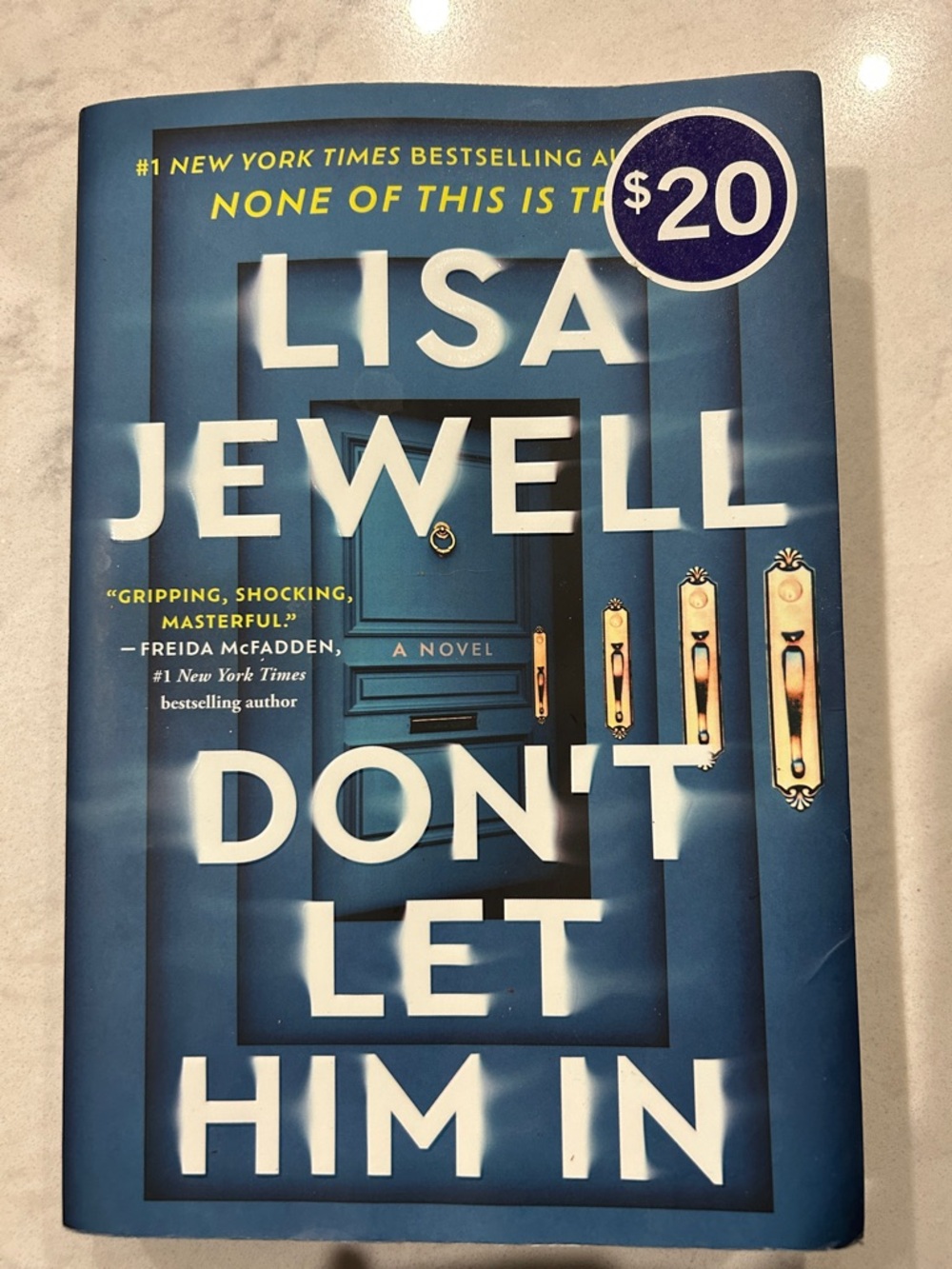 "Don't Let Him In" Lisa Jewell - Blue Paperback Book